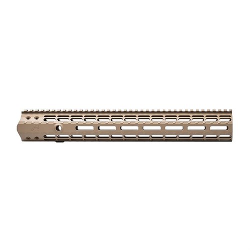 Die Aero Precision M5 (.308) Enhanced Gen-2 M-LOK Handguards bieten ein leichtes Free-Float-Design, das Stabilität und Modularität für dein M5-Build garantiert.