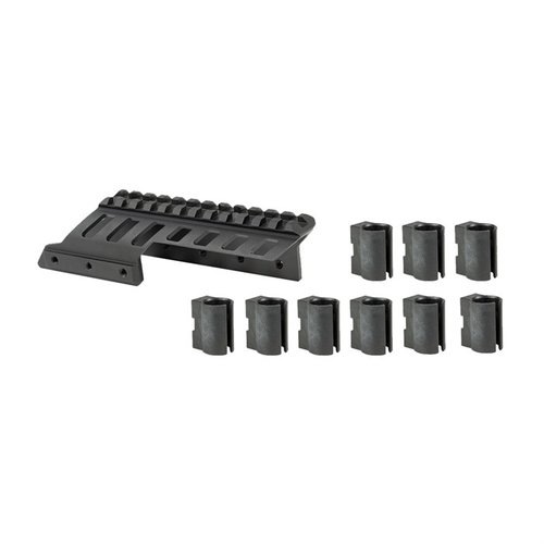 Die SIDE SADDLE GEN 2 MRW aus CNC-gefertigtem 6061 T6 Aluminium bietet eine anpassbare 9-Shell-Konfiguration und eine schlanke, militärische Bauweise.