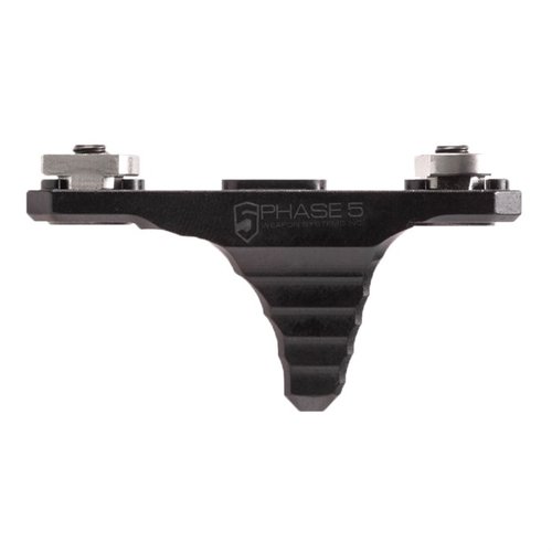 Der Phase 5 Mini Hand Stop aus leichtem 6061-T6 Aluminium bietet eine einfache M-LOK Montage, die dir hilft, deine Unterstützungshand beim Schießen zu indexieren.