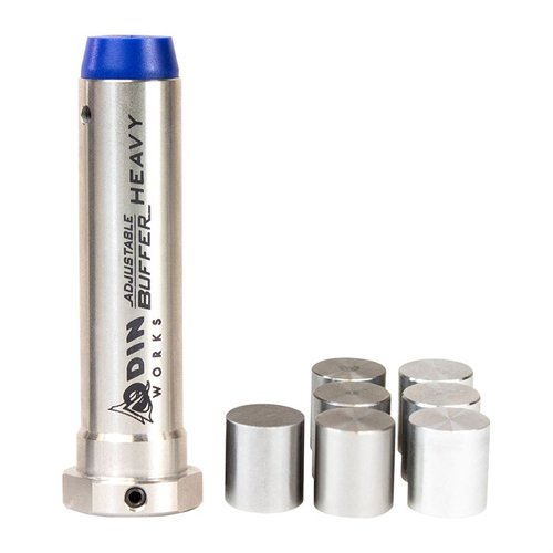 Der Adjustable Buffer von ODIN Works bietet dir maximale Anpassungsfähigkeit für AR-15, AR 308 und 9mm-Karabiner mit wechselbaren Gewichten für optimale Leistung.