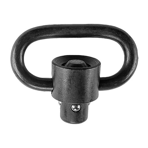 Der BCMGUNFIGHTER Quick Detach Sling Swivel bietet eine robuste Bauweise aus Kohlenstoffstahl, einen flachen Plunger für Sicherheit und ist für 1,25-Zoll-Schlingen geeignet.