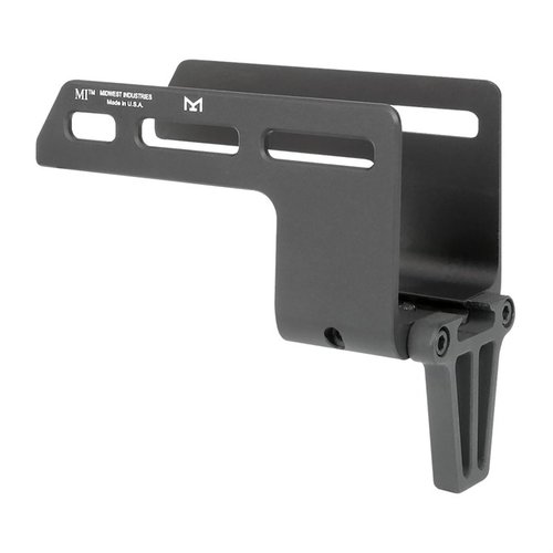 Die KELTEC KSG Light Mount bietet eine praktische Beleuchtungslösung und schützt deine Hand mit einem Handstop, perfekt für den Einsatz bei schlechten Lichtverhältnissen.