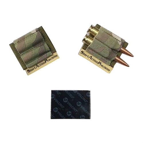 Mit dem SAP Two Round Holder hast du immer zwei zusätzliche Patronen griffbereit. Einfach mit Velcro an der Waffe anbringen und loslegen!