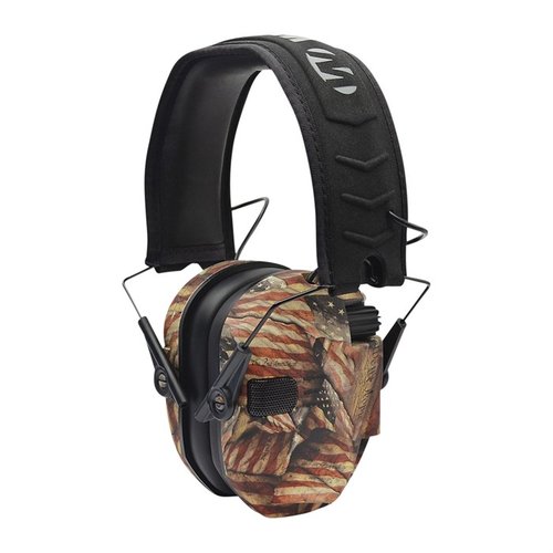 Die Walkers Razor Slim Electronic Muffs bieten kompakten, faltbaren Schutz mit 23 dB Schalldämmung, HD-Lautsprechern und zwei Mikrofonen für besten Komfort.