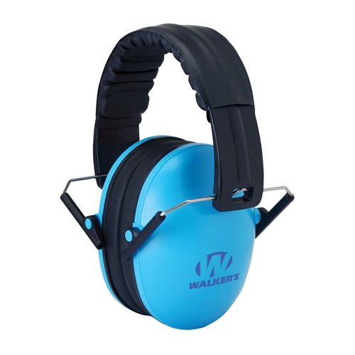 Die Walkers Baby & Kid's Folding Earmuffs bieten 23 dB Geräuschreduzierung, sind faltbar, bequem und ideal für Kinder von 6 Monaten bis 8 Jahren.