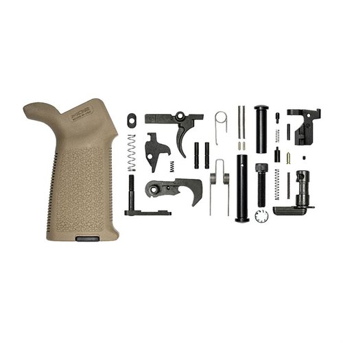 Das AR 308 M5 Lower Parts Kit von Aero Precision enthält einen Magpul MOE Grip und alle nötigen Teile für deine M5 .308 Lower Receiver, ideal für dein nächstes AR-Projekt!