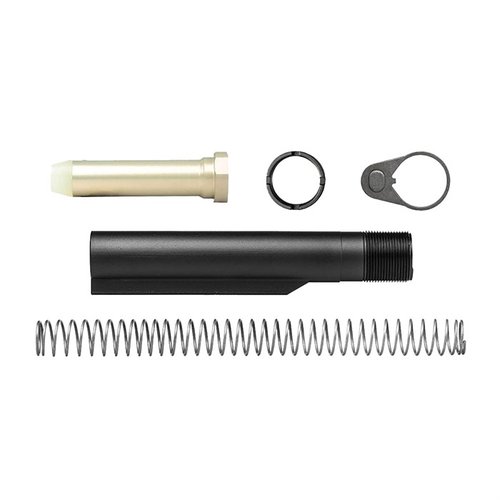 Das Aero Precision AR-15 Carbine Buffer Kit bietet dir alles, um Übergasung zu reduzieren, mit verschiedenen Buffer-Gewichten und einem robusten Mil-Spec Buffer Tube.