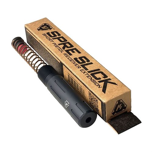 Der Strike Industries Pistol Buffer Tube bietet eine kompakte Länge, hohe Stabilität aus 7075-T6 Aluminium und eine zuverlässige Funktionalität mit QD-Sockel.