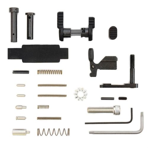 Das AR-15 Stainless Lower Parts Kit von Armaspec bietet hochwertige Edelstahlkomponenten ohne unnötige Teile und ist ideal für individuelle Builds.