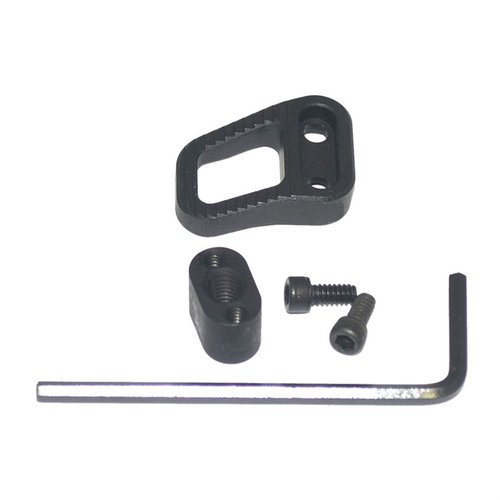 Der AR-15 B2 Extended Mag Release von Armaspec bietet eine leichte, skeletonisierte Bauweise für bessere Handhabung und positive Magazinfreigabe.