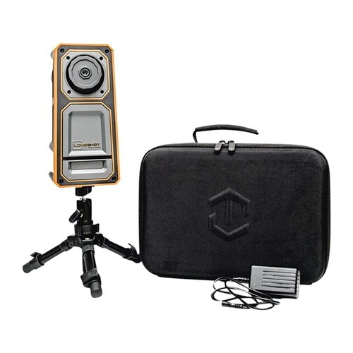 Die LONGSHOT Marksman 300-Yard Target Camera ist kabellos, tragbar und bietet HD-Videoübertragung ohne WLAN – perfekt für präzises Schießen bis 300 Yards.