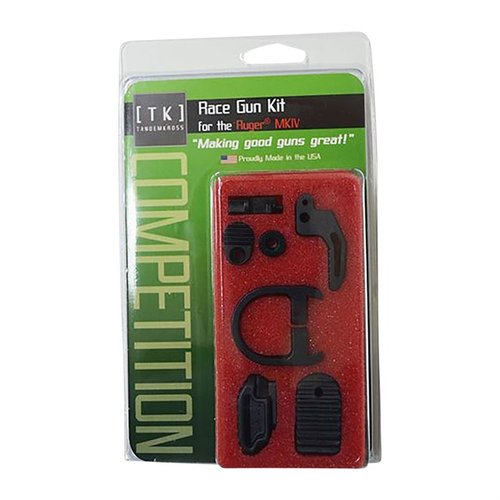 Verbessere deine Ruger® MKIV™ 22/45™ mit dem Race Gun Kit: Präziser Trigger, einfacher Ladegriff und verbesserte Magazinwechsel für optimale Leistung!