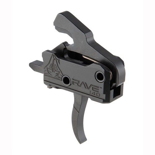 Der RA-140 RAVE Super Sporting Trigger bietet extreme Zuverlässigkeit, einfache Installation, 3,5-lb Abzugsgewicht und ist mit verschiedenen AR-Plattformen kompatibel.
