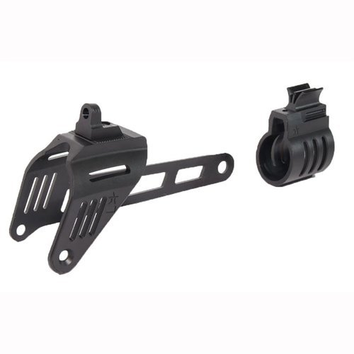 Die TacStar Saddle Sights sind einfach zu installieren, passen ohne Bohren auf deine Mossberg 500 und sind verstellbar für Windage und Elevation.