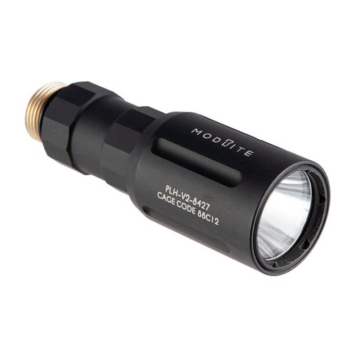 Die Modlite PLHv2 18350 Waffe-Lampe bietet 1350 Lumen, 54.000 Candela, eine verbesserte Reichweite und ist ideal für drinnen und draußen. Made in USA!