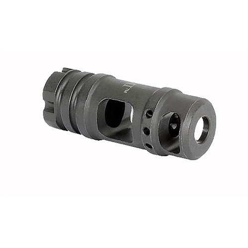 Der AK-47 Muzzle Brake .30 Cal reduziert den Rückstoß und das Mündungssteigern dank des großen Zweikanal-Designs. Hergestellt aus Werkzeugstahl, leicht und langlebig.