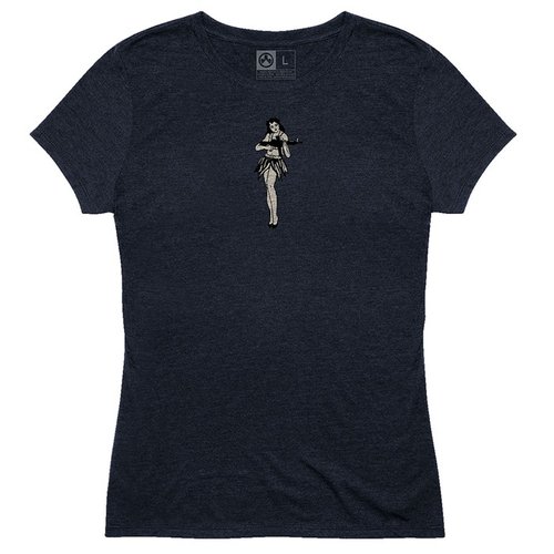 Entdecke das Magpul Hula Girl T-Shirt aus einem bequemen Tri-Blend-Material, mit V-Ausschnitt, strapazierfähigen Nähten und einem tag-losen Innenetikett.