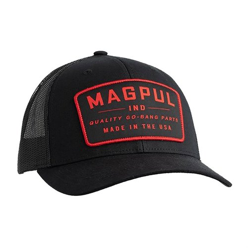 Entdecke die GO BANG TRUCKER HAT von Magpul: Bequem, atmungsaktiv mit Mesh-Rücken, verstellbarem Snapback und stylischem gesticktem Patch.