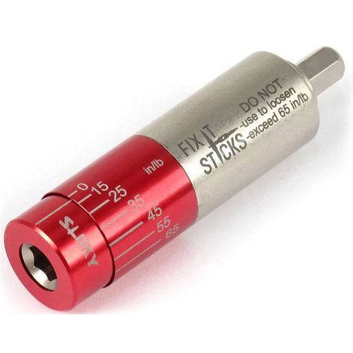 Der Fix It Sticks All-In-One Torque Driver bietet ein verstellbares Drehmoment von 15-65 inch-pounds, ist kompakt, leicht und einfach zu bedienen.