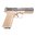 Full-Size 9MM FDE-Rahmen schwarzer Schlitten