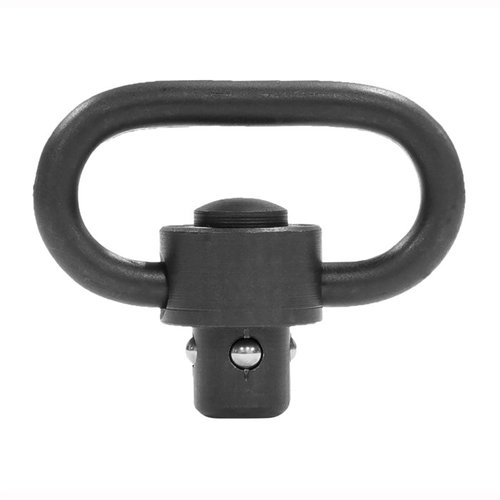 Der HEAVY DUTY PUSH BUTTON 1.25" SWIVEL SINGLE von GROVTEC US bietet eine extrem haltbare Stahlkonstruktion, ist für hohe Lasten getestet und hat eine matte Black Nitride Oberfläche.
