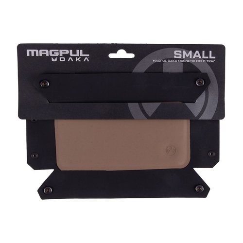 Der DAKA Magnetic Field Tray von Magpul bietet eine magnetische Arbeitsfläche, die kleine Teile sicher aufbewahrt und bei extremen Bedingungen langlebig ist.