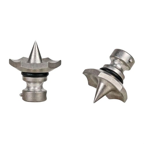 Die RAIDER CLEAT FEET aus 416 Edelstahl bieten Stärke und Haltbarkeit, sind einfach zu montieren und passen perfekt auf die Atlas 5-H und Super CAL Bipods.