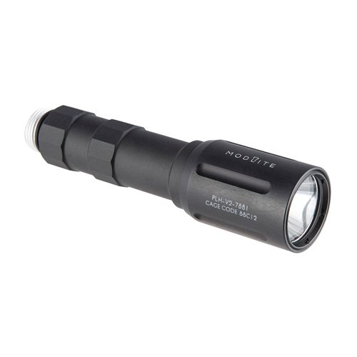 Die Modlite PLHv2 18650 Waffe-Lampe bietet 1350 Lumen, 54.000 Candela, eine hervorragende Balance zwischen Flood und Throw und ist ideal für drinnen und draußen.