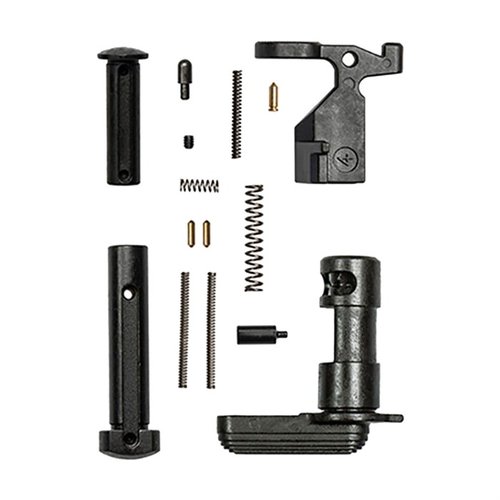 Das Aero EPC Lower Parts Kit enthält alle wichtigen Teile für den Zusammenbau deines EPC Lower Receivers, ohne FCG, Griff und Abzugsschutz.