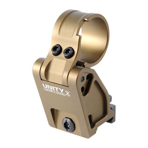 Der FAST FTC Magnifier Mount bietet mit dem Flip-To-Center Mechanismus eine kompakte Aufbewahrung, ohne das Sichtbild zu stören, und sorgt für schnellen Wechsel.