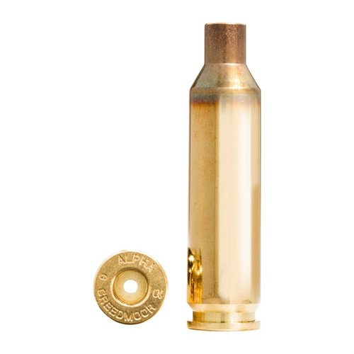 Die Alpha 6mm Creedmoor Brass bietet optimierte Haltbarkeit mit OCD-Technologie, kommt in 100er Boxen und schützt deine Hülsen während des Versands.