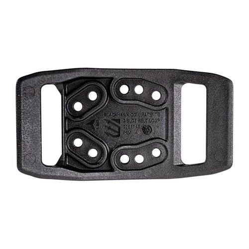 Der T-Series™ 2-Slot Belt Loop von BLACKHAWK passt perfekt zu jedem Blackhawk Injektionsholster und bietet dir eine sichere und bequeme Tragemöglichkeit.