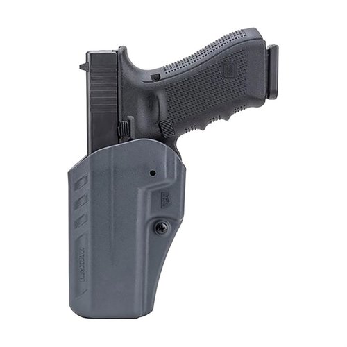 Das A.R.C. IWB Holster von BLACKHAWK bietet dir Komfort und Vielseitigkeit mit ambidextrous Tragbarkeit, zwei Gürtelclips und einstellbarem Retention Detent.