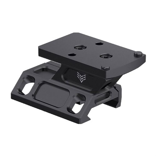 Der Rebel Riser Dot Sight Mount von Swampfox Optics ist leicht, robust und vielseitig, perfekt für 1913 Picatinny-Schienen mit anpassbarem RMR-Fußabdruck.