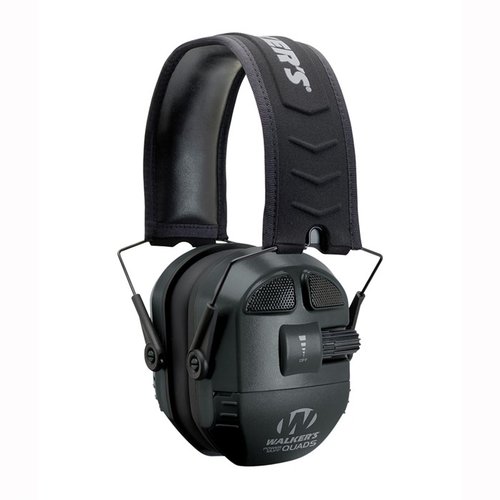Die ULTIMATE POWER EAR MUFFS bieten 9x Hörverstärkung, individuelle Lautstärkeregelung und 27dB Geräuschreduzierung für optimalen Hörschutz beim Schießen.