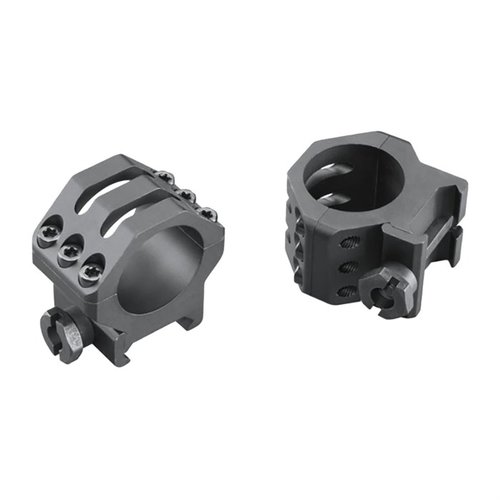 Die SIX-HOLE PICATINNY RINGS von WEAVER bieten maximale Sicherheit mit 6 Schrauben, einem verbesserten Picatinny-Crossbolt und einer langlebigen Type-III-Anodisierung.