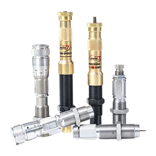 Das ULTIMATE HANDGUN DIE PACK bietet hochentwickelte Funktionen wie Edelstahlkörper, micrometerverstellbare Sitz- und Crimp-Dies für beste Nachladeleistung!