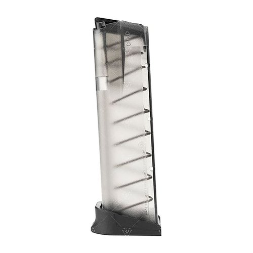 Das Strike Magazin für GLOCK™ G17 bietet 17+ Runden Kapazität, ein durchsichtiges Design für einfache Sichtbarkeit und eine robuste, zuverlässige Bauweise.