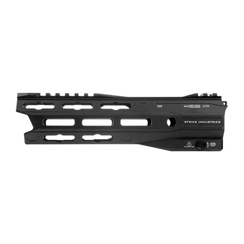 Die GRILDLOK LITE Handguard Assembly von Strike Industries bietet ein leichtes, kosteneffizientes Design, schnellen Abbau und vielseitige M-LOK Optionen für dein AR-15.