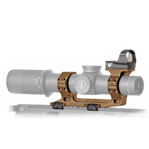 Der AUS Optic Mount von Reptilia ist aus 7075-T6 Aluminium gefertigt, passt auf M1913 Picatinny Rails und bietet eine schlanke, langlebige Bauweise.