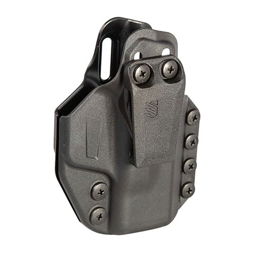 Entdecke das Stache™ IWB Holster: modular, komfortabel und robust – die perfekte Lösung für verdecktes Tragen deiner Glock 43X/48 mit Surefire XSC.