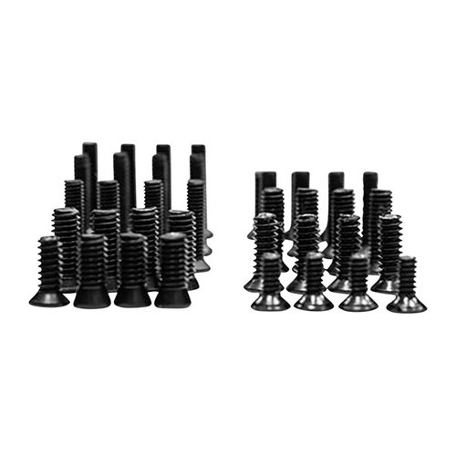 Der ULTIMATE RED DOT MOUNTING SCREW PACK von SWAMPFOX OPTICS enthält 14 Schraubensets in verschiedenen Längen und Gewindemaßen für eine einfache Montage.