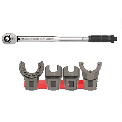 Das MASTER-FIT A2 Crowfoot Wrench Set bietet präzise Passform für A2 Barrel Nuts, Buttstocks und Castle Nuts, mit rutschfester Titanbeschichtung für maximalen Grip.