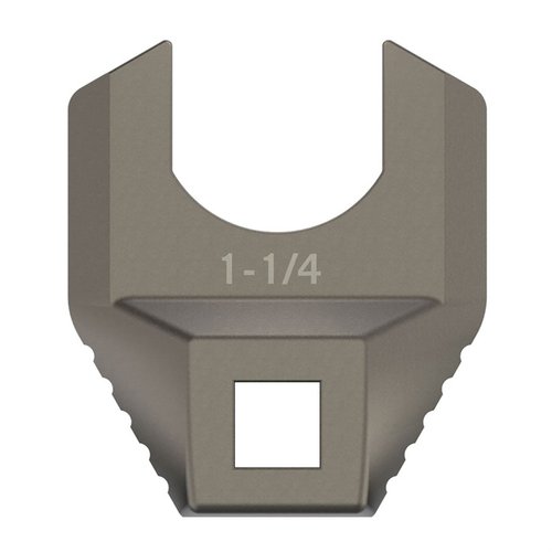 Der MASTER-FIT FREE-FLOAT BARREL NUT WRENCH von REAL AVID bietet präzisen Halt, ist aus titanbeschichtetem Edelstahl und passt auf ½” Torque Wrench Köpfe.