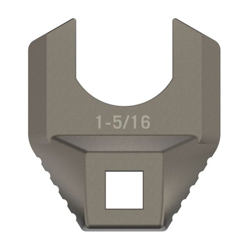 Der MASTER-FIT FREE-FLOAT BARREL NUT WRENCH bietet präzisen Halt mit Titan-beschichtetem Edelstahl, perfekt für ½” Torque Wrench und minimiert Beschädigungen.