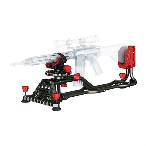 Der ALPHA SHOOTING REST von BIRCHWOOD CASEY bietet einen stabilen Stahlrahmen, verstellbare Füße und eine niedrige Bauweise für präzises Schießen.