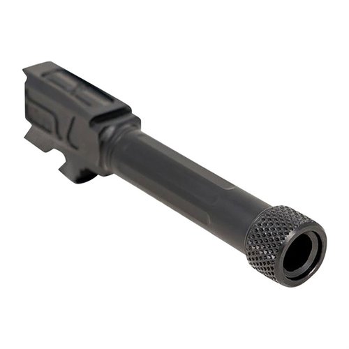 Die Faxon Match Series Lauf für Glock® 43/43X bietet präzise Fertigung aus 416-R Edelstahl, eine schwarze Nitride-Beschichtung und perfekte Passform ohne Gunsmithing.