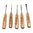 #106 BASIC Gerader Griff Holzschnitz-Set, 5-teilig