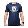 UNIVERSITY NAVY meliertes T‑Shirt, Größe S