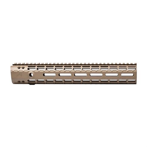 Die GEN-2 Enhanced M-LOK Handguards bieten ein leichtes Free Float Design, Anti-Rotation-Tabs, eine durchgehende Picatinny-Oberfläche und sind perfekt für dein AR15.